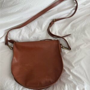 Madewell transport saddlebag Brown Leather Crossbody Bag used a handful of times